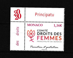 MONACO 2020 TIMBRE N°3214 NEUF** DROITS DES FEMMES - Ungebraucht