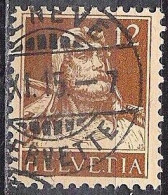 Schweiz Suisse Tell 1914: Tell Zu 127 Mi 119 Yv 139 Mit Stempel GENÈVE ?.XI.15 SERVETTE (Zumstein CHF 10.00) - Used Stamps