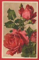 AA91 FLEURS ROSES ROUGES CATHARINA KLEIN GOM SERIES1599 - Schmetterlinge