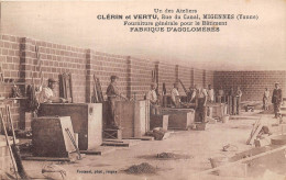 89-MIGENNES- UN DES ATELIER CLERINET VERTU RUE DU CANAL FOURNITURE Gel POUR LE BÂT FABRIQUE D'AGGLOMERERES - Migennes