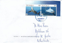 Tuvalu 2023 Funafuti WWF Common Thresher Shark Alopias Vulpinus Cover - Briefe U. Dokumente