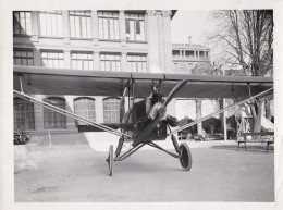 MONOPLAN SABLIER Type 12 -  Photo Originale De L'Avionnette Biplace Sablier, Ateliers Guédon - Aviation