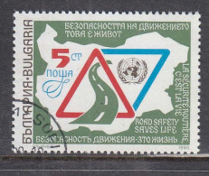 Bulgaria 1990 - International Year Of Road Safety, Mi-Nr. 3865, Used - Usados