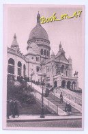 {94339} 75 Paris , Montmartre , La Basilique Du Sacré Cœur ; Animée - Sacré-Coeur