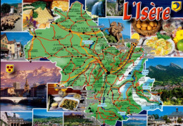 L ' ISERE   _   MULTI-VUES - Landkarten