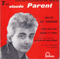 CLAUDE PARENT - FR EP - JULIE LA ROUSSE + 3 - Otros - Canción Francesa