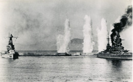 Desastre Naval Francais Mers El Kebir WWII Le Strasbourg Ancienne Photo 1940 - Krieg, Militär