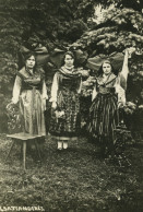 France WWI Alsaciennes En Costumes Traditionnels Ancienne Photo 1918 - Guerre, Militaire