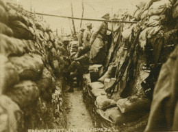 France WWI Front Français Tranchée Ancienne Photo 1918 - Krieg, Militär