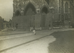 France Amiens Cathedrale Protection WWI Anciene Photo 1916 #1 - Lieux