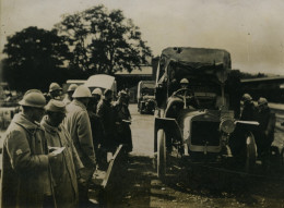 France Front De La Somme WWI Camion Militaire Ancienne Photo 1916 - Krieg, Militär