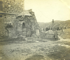 Ecosse Abbaye D'Iona Haute Croix Ancienne Photo 1900 #2 - Lieux