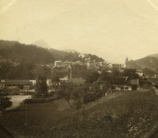 Quelque Part En Autriche? Ville Pres De La Montagne Ancienne Photo 1900 #1 - Lieux