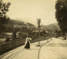 Quelque Part En Autriche? Ville Pres De La Montagne Ancienne Photo 1900 #2 - Places