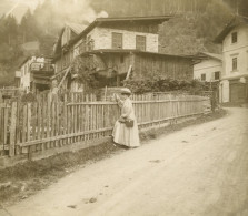 Quelque Part En Autriche? Village De Montagne Chalets Ancienne Photo 1900 #1 - Lieux