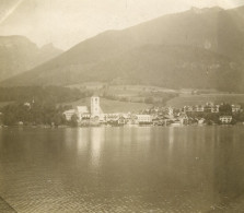 Autriche Lac Wolfgangsee St Wolfgang Ancienne Photo 1900 #3 - Lieux