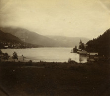 Autriche Lac Grundlsee? Ancienne Photo 1900 - Lieux