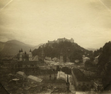 Autriche Salzbourg Forteresse De Hohensalzburg Ancienne Photo 1900 #1 - Lieux