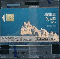 Télécartes France - Publiques N° Phonecote F158 - Aiguille Du Midi (120U - SO3 NSB) - 1991