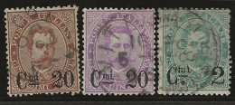 Italy       .  Yvert    .   52/54    .   '90- '91      .     O      .    Cancelled - Used
