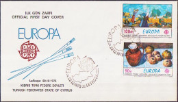 Europa CEPT 1975 Chypre Turque - Cyprus - Zypern FDC Y&T N°14 à 15 - Michel N°23 à 24 - 1975