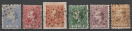 NEDERLAND - 1867 - SERIE COMPLETE - YVERT N°1/12 OBLITERES - COTE = 398 EUR - Oblitérés