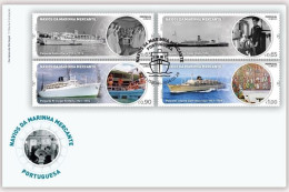 Portugal & FDC Ships Of The Portuguese Merchant Navy  2024 (6758) - Ships