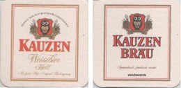 5001213 Bierdeckel Quadratisch - Kauzen Weissbier Und Bräu - Beer Mats