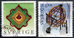 Schweden 1995  Tycho Brahe Birth Anniversary  MiNr.1910-11  (O)  ( Lot  L 603 ) - Gebraucht