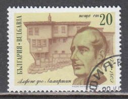 Bulgaria 1990 - Alphonse De Lamartine, Mi-Nr. 3839, Used - Usados