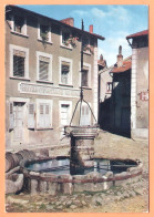 Ppgf/ CPM Grand Format - LOIRE - SAINT JUST EN CHEVALET - LA FONTAINE ET L'HOTEL DE LA FONTAINE DE VEAUX - Autres & Non Classés