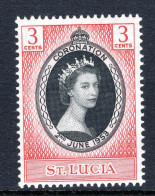 St Lucia 1953 QEII Coronation LHM (SG 171) - Ste Lucie (...-1978)