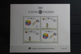 Portugal Madeira Block 10 Mit 125-126 Postfrisch #TJ666 - Madeira