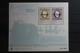 Portugal Madeira Block 1 Mit 62-63 Postfrisch #TJ657 - Madeira