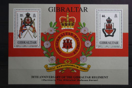 Gibraltar Block 12 Mit 568 Postfrisch #TJ818 - Gibilterra