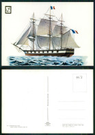 BARCOS SHIP BATEAU PAQUEBOT STEAMER [ BARCOS # 04958 ] - HISTORIA DEL MAR FRAGATA FRANCESA - Zeilboten