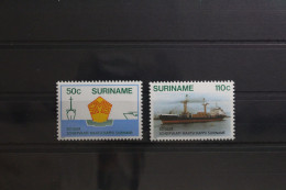 Suriname 1185-1186 Postfrisch Schifffahrt Schiff #TS836 - Surinam