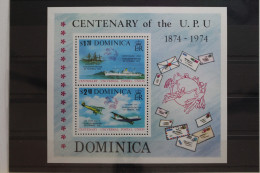 Dominica Block 28 Mit 419-420 Postfrisch #UK433 - Airplanes