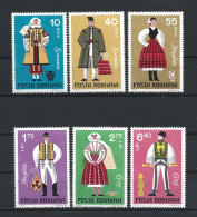 Romania 1970 Traditional Costumes Y.T. 2745/2750 ** - Unused Stamps