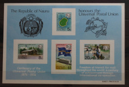 Nauru Block 1 Mit 111-114 Postfrisch #UM535 - Nauru