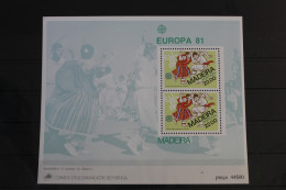 Portugal Madeira Block 2 Mit 70 Postfrisch #VI964 - Madeira