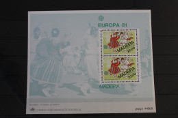 Portugal Madeira Block 2 Mit 70 Postfrisch #VI968 - Madère