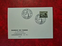 LETTRE / CARTE Luxembourg 1957 JOURNEE DU TIMBRE - Other & Unclassified