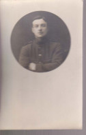Carte Photo Soldat De Moustier S/S  14/18 - Guerre 1914-18