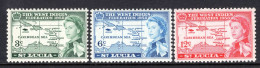 St Lucia 1958 Inauguration Of British Caribbean Federation Set MNH (SG 185-187) - Ste Lucie (...-1978)