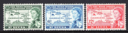 St Lucia 1958 Inauguration Of British Caribbean Federation Set MNH (SG 185-187) - Ste Lucie (...-1978)