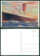 BARCOS SHIP BATEAU PAQUEBOT STEAMER [ BARCOS # 04963 ] - RMS SCYTHIA - Segelboote