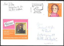 Germania/Germany/Allemagne: Intero, Stationery, Entier, Wolfgang Amadeus Mozart - Music