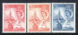 St Lucia 1960 New Constitution Set MNH (SG 188-190) - St.Lucia (...-1978)