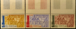 R2452/1870 - GABON - 1964 - POSTE AERIENNE - SERIE COMPLETE - N°19 à 21 NEUFS** BdF - Gabon